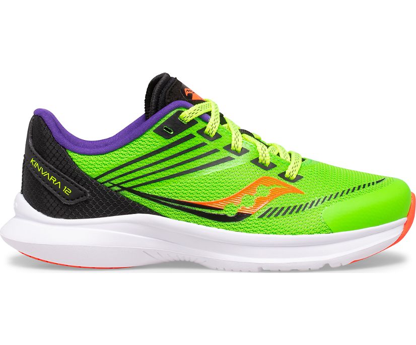 Gyerek Saucony Kinvara 12 Tornacipő Zöld Fekete | HU 927HAP